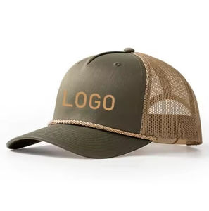 Gorra de béisbol de malla bordada lavada con logotipo personalizado gorras de camionero de alta calidad - Product Image 3