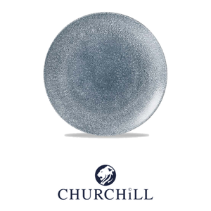 Plato de Cena Azul Raku Churchill con Diseños de Estudio, 28.8 cm, para Restaurantes, Servicios de Catering, Suministros para Hoteles, Venta al por Mayor - Product Image 4