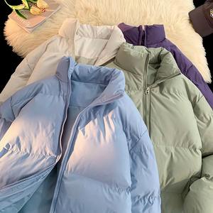 Chaqueta acolchada para hombre, Parkas cortas, abrigo informal de burbujas, ropa de calle para hombre, moda coreana, chaquetas de invierno, abrigos - Product Image 2