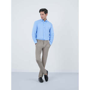 Chemise en popeline décontractée ajustée pour homme ASAYO, chemise d'affaires personnalisable avec logo pour l'été, tailles XL 2XL 3XL 4XL 6XL, emballée individuellement - Product Image 1