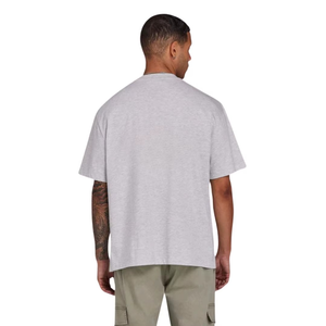 <b>Plain</b> <b>White</b> Oversized T Shirt for Men | Wholesale Casual Streetwear Cotton Loose Fit <b>Tee</b> Mens Blank Top for Custom Printing - Product Image 3
