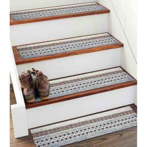 Modern Striped Printed <b>Rug</b>, Soft Tones, Machine Washable, <b>Thin</b> Stair <b>Rug</b>,Goblen - Product Image 4