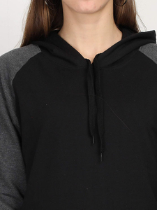 Sweat-shirt à capuche personnalisé pour homme, couleur contrastée, coupe classique, en molleton de coton, décontracté, hiver, avec poche - Product Image 6