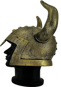 หมวกไวกิ้งมีเขาไวกิ้งยุคกลางชุดนักรบนักรบบ้าดีเดือดหมวกหัตถกรรม Calvin - Product Image 3