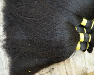 Mechones de pelo natural, pelo liso de hueso, Extra Premium, indio - Product Image 5