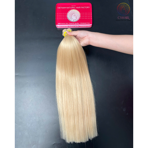 #14 Color Natural Straight Human <b>Hair</b> Bulk 20 Inch Raw Vietnamese <b>Hair</b> Weave Bundles Extensions Cyhairvn - Product Image 6