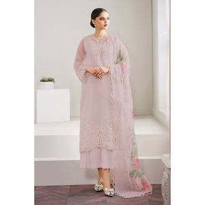 2025 nouveautés robes pakistanaises pour femmes vêtements de fête concepteur Organza Shalwar Kameez Duppata costumes d'été - Product Image 1