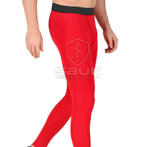 Top Selling Men's Compression <b>Pants</b> <b>Spandex</b>/Nylon Quick Dry Custom Color & Design Elastic Waist Full Length Custom Made - Product Image 4