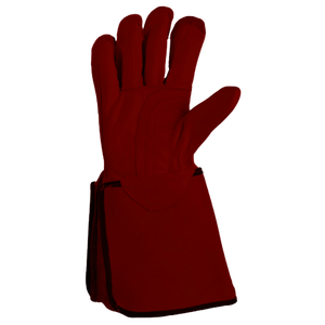 Gants de soudage TIG de hockey Gants résistants aux étincelles de pompier en cuir fendu de grain de vache pour la protection des mains et des bras - Product Image 2