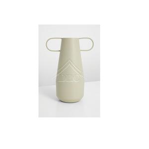 Florero de Metal Mate de Estilo Nórdico Moderno, Floreros Altos de Hierro Minimalistas de Lujo, Recipiente para Flores Secas, Decoración para Mesa de Boda y Hogar - Product Image 1