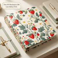 Carpeta de Archivos Portátil, Resistente al Agua, Decorativa y Personalizada, con Anillas, Organizador de Documentos, Portafolio Empresarial