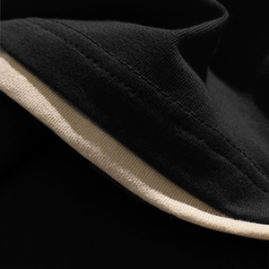 เสื้อยืดผ้าฝ้ายสีดำโอเวอร์ไซส์สำหรับผู้ชายเสื้อยืดพิมพ์ลายกราฟิกเสื้อคอตตอนคอกลมเสื้อลำลองเสื้อผ้าแนวสตรีท - Product Image 4