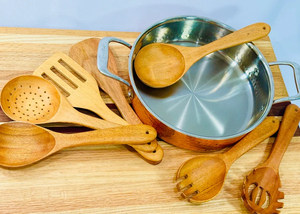 Juego de cubiertos de madera de alta gama: tenedores y cucharas ecológicos para catering, bodas y ocasiones especiales - Product Image 4