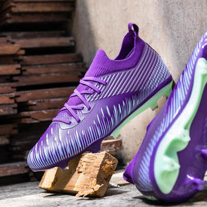 Botas de fútbol para niños, botines de fútbol para jóvenes, ligeras, transpirables, para niños y niñas, para entrenamiento, competición, calzado deportivo - Product Image 3