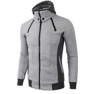 เสื้อฮู้ดดี้คุณภาพสูง ผ้าฝ้าย 100% เนื้อหนา ทรงเข้ารูป ซิป สตรีทแวร์ รับสกรีนโลโก้ เสื้อฮู้ดดี้ซิปคุณภาพสูงสำหรับผู้ชาย - Product Image 6