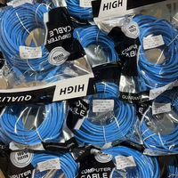 Kabel Patch Cat6 WEIHUI PVC/LSZH Berjaket Pipih 100% Tembaga Murni Produsen Profesional Kabel Jaringan RJ45 Grosir