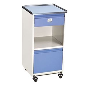 Meuble de chevet de luxe pour hôpital avec dessus en ABS et roues lisses Meilleur prix pour une armoire de qualité avec tiroir - Product Image 1