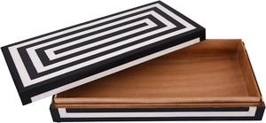 Caja de almacenamiento de madera ecológica hecha a mano, tapa decorativa para la organización del hogar, almacenamiento de artículos personales para la organización de joyas - Product Image 6