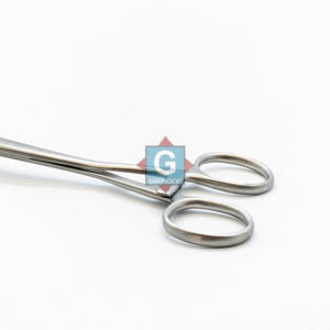 Pinzas quirúrgicas para agarrar la lengua Collins Mordazas de 6,5 pulgadas de ancho Instrumentos de sujeción de acero inoxidable de 20mm - Product Image 3