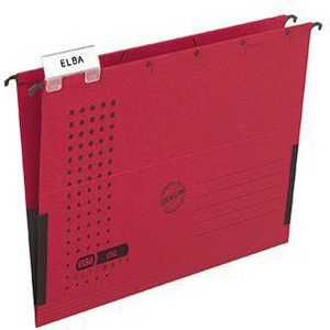 ELBA Chic ULTIMATE Chic Hanging File <b>Folder</b> DIN <b>A4</b> 240g/m Red Cardboard 5 Pieces/ Pack - Product Image 1