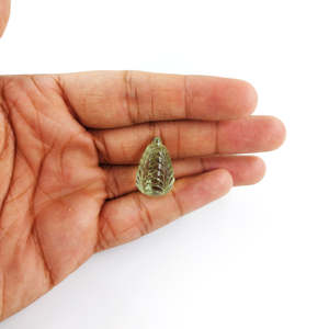 Gema Suelta de Amatista Verde Natural de Alta Calidad 81.30, Tallado Fantasía en Formas de Gota, Trillón, Marquesa y Óvalo, con Diseño Ovalado, Peridoto - Product Image 4