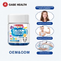 Jiabei Usine personnalisée OEM/ODM Calcium Magnésium Enfants Gommeux Soutien Os Dents Santé et Immunité Booster Vitamines pour Enfants Gummy