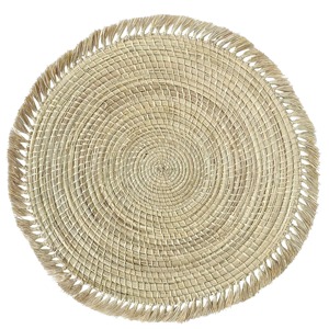 Napperon palmier jonc de mer tissé Produits écologiques Fabriqué au Vietnam Napperon Décoration de table en gros - Product Image 1