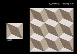 Azulejos modernos para estacionamiento de automóviles al aire libre, azulejos de suelo de terrazo de porcelana, 50x50cm, azulejo de suelo mate de cuerpo completo de cuarzo - Product Image 2