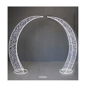 ฉากหลังเหล็กสีทองสำหรับปาร์ตี้งานแต่งงานฉากหลังขนาดปรับแต่งได้ทรงกลมออกแบบสไตล์แฟนซี - Product Image 4