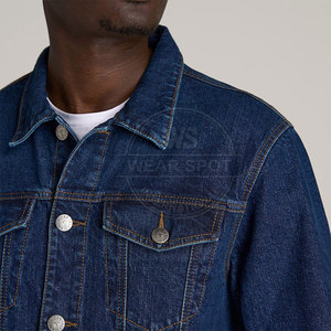 Top Selling Oversized Custom Made Men Jeans <b>Jacket</b> Latest Design <b>Cheap</b> Price OEM Service Men <b>Winter</b> <b>Jacket</b> - Product Image 6