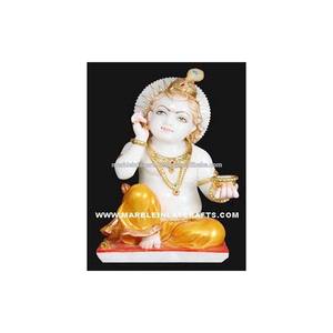 รูปปั้นหินอ่อนกฤษณะ - Product Image 1