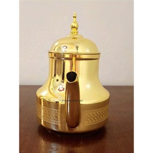 Teteras de Latón Chapado en Oro de Alta Calidad, Clásicas para Hogar, Hotel y Restaurante, Nueva Tetera para Espresso y Café - Product Image 1