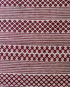 Alfombra de cuerda de algodón indio tejido Jacquard con patrón abstracto moderno hecho a mano, alfombra ecológica para el hogar, coche, oración - Product Image 2