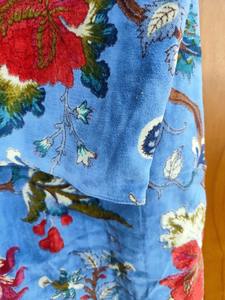 Handmade Velvet <b>Kimono</b>, Floral Print Velvet <b>Kimono</b> <b>Robes</b>, <b>Long</b> Cotton Velvet <b>Robes</b>, Soft Winter <b>Robes</b>, Winter <b>Kimono</b> Gift for h - Product Image 5