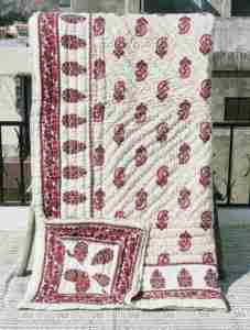 Edredón de Algodón Reversible Ecológico Hecho a Mano con Diseño de Borde Fino de Doble Cara con Tamaños Personalizados para Decoración del Hogar y Reventa - Product Image 4