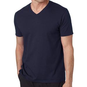 Camisetas Personalizadas al por Mayor para Hombre, Cuello en V, de Alta Calidad, de Poliéster y Algodón, Lisas, para Verano 2026 - Product Image 2