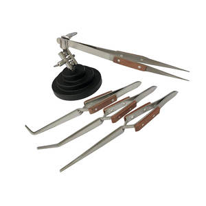 Pinzas de agarre de fibra Joyas Hobby Craft Soldadura Agarre de fibra Pinzas de bloqueo cruzado Pinzas de soldadura de bloqueo cruzado - Product Image 2