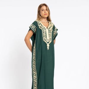 ชุดคลุมอาบน้ำผ้าเรยอนสำหรับผู้หญิงชุดใส่ไปทะเลปักลายสไตล์โบฮีเมียนสำหรับฤดูร้อน - Product Image 1