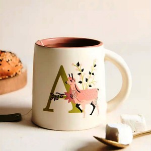 Compre tazas de cerámica Juego de servidor de ensalada de madera y resina más vendido y utensilios Artículos hechos a mano - Product Image 5