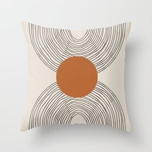 Funda de cojín con estampado de patrón geométrico personalizado de verano, funda de cojín para sofá de sala de estar, funda de cojín para coche de ITHL - Product Image 4