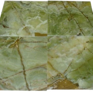 กระเบื้องหินโอนิกซ์สีเขียวเข้มทำด้วยมือกระเบื้องหินโอนิกซ์ตกแต่ง - Product Image 3