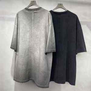 T-shirt en coton délavé à l'acide personnalisé pour hommes Fabricant d'impression ODM T-shirts surdimensionnés, graphiques et unis Vente en gros de vêtements unisexes pour hommes - Product Image 4