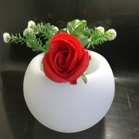 Nouveau design de jardinières surélevées Pots de plantes Moule de jardinière en métal pour jardin Conteneur d'éclairage intelligent Pots de fleurs à LED