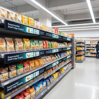 Écran LCD ultra-large étiré de 23,1, 35, 37, 47,1 pouces avec luminosité Android pour affichage publicitaire sur les bords des rayonnages de supermarché