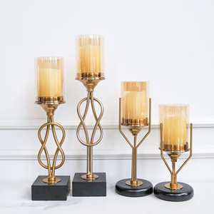 Juego de 2 diseños para accesorios decorativos de lujo Vela-Portavelas Hurricane - Product Image 6