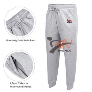 ชุดวอร์มซิปผ้าฟลีซสีเทาอ่อน 100% ผ้าฝ้าย สำหรับผู้ชาย ผลิตโดยมืออาชีพ ความยาวปกติ สวมใส่สบาย สีพื้น สำหรับฤดูหนาว - Product Image 4