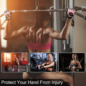 Gants de sport unisexes en cuir épais pour la musculation, l'entraînement et le fitness - Product Image 6