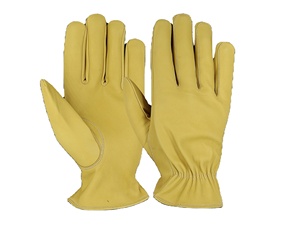 Premium Quality Safety <b>Gloves</b> Goat Grain Leather Driver Work <b>Gloves</b> Construction Mechanical Hand Protection Structure - Product Image 1