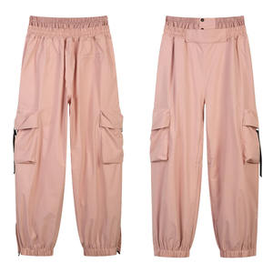 Offre Spéciale grandes poches Patchwork hommes Cargo surdimensionné ample Cargo Baggy pantalon couleur unie Zip Fit Baggy pantalons de survêtement - Product Image 4