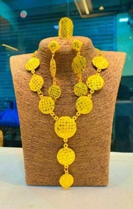 18พันทองชุบ3มิลลิเมตรไมครอนผู้ผลิตสร้อยคอเครื่องประดับตุรกีออกแบบสร้อยคอสำหรับผู้หญิงแต่งงาน - Product Image 4